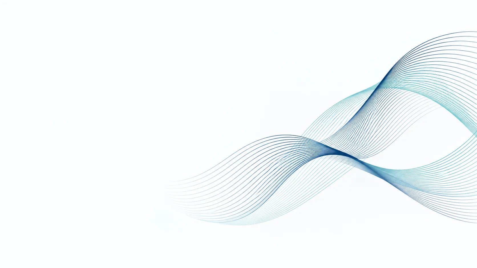 Ét roligt bånd af tynde parallelle linjer, der løber gennem en næsten hvid flade, navy på lys grund.